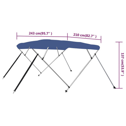 4-Bow Bimini Top 243X210X137 Cm