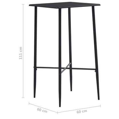 3-Tlg. Bar-Set Stoff