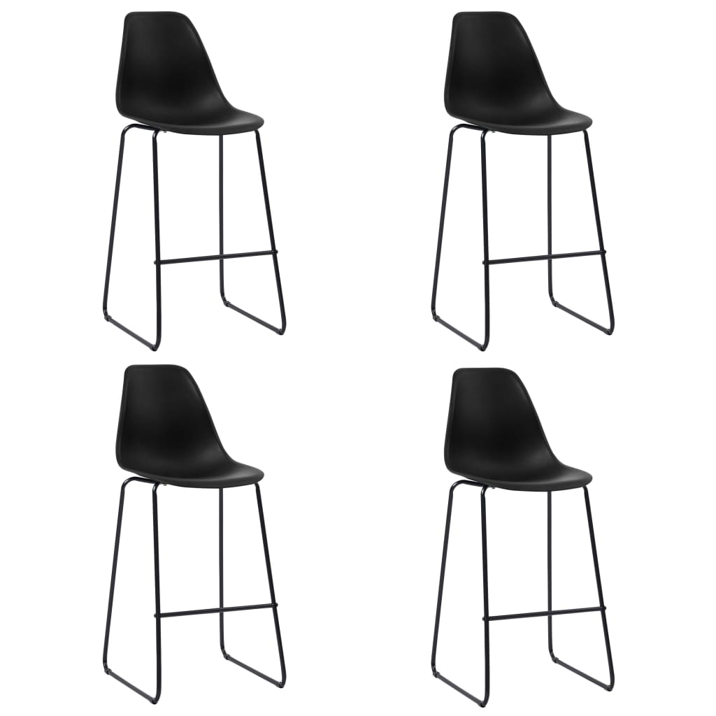 5-Tlg. Bar-Set Kunststoff Schwarz