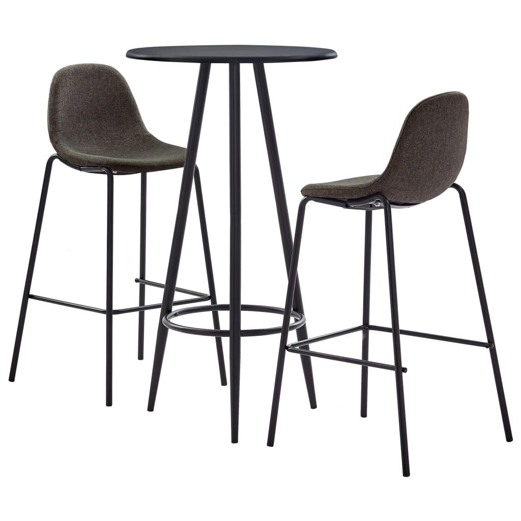 3-Tlg. Bar-Set Stoff