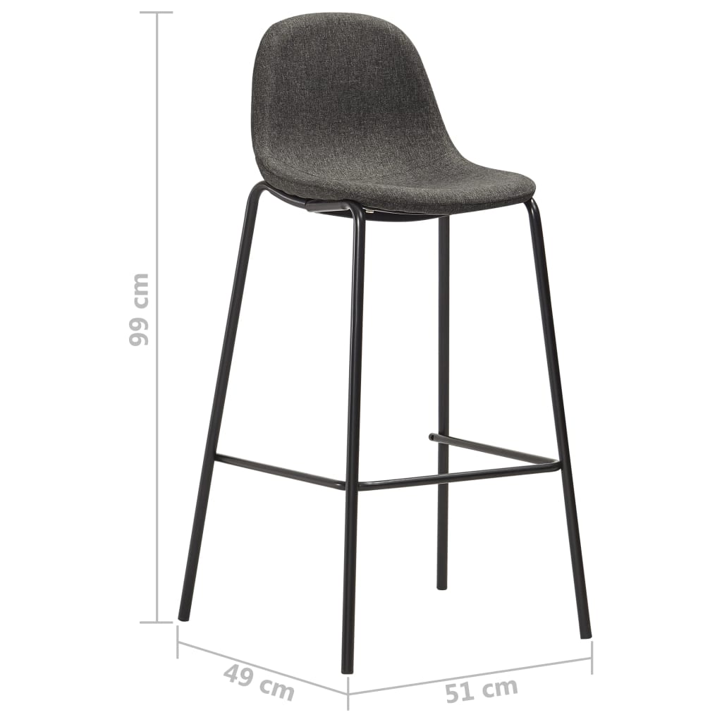 5-Tlg. Bar-Set Stoff