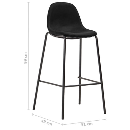 3-Tlg. Bar-Set Stoff