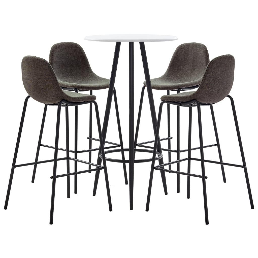 5-Tlg. Bar-Set Stoff