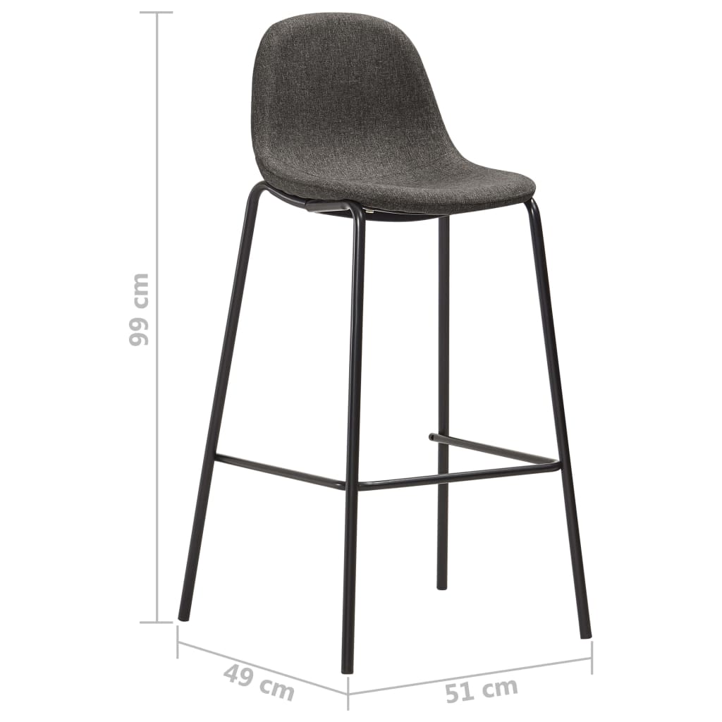 5-Tlg. Bar-Set Stoff