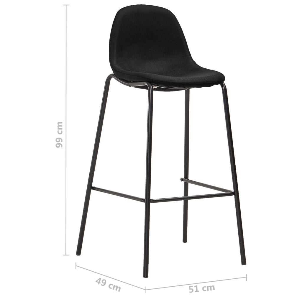 3-Tlg. Bar-Set Stoff