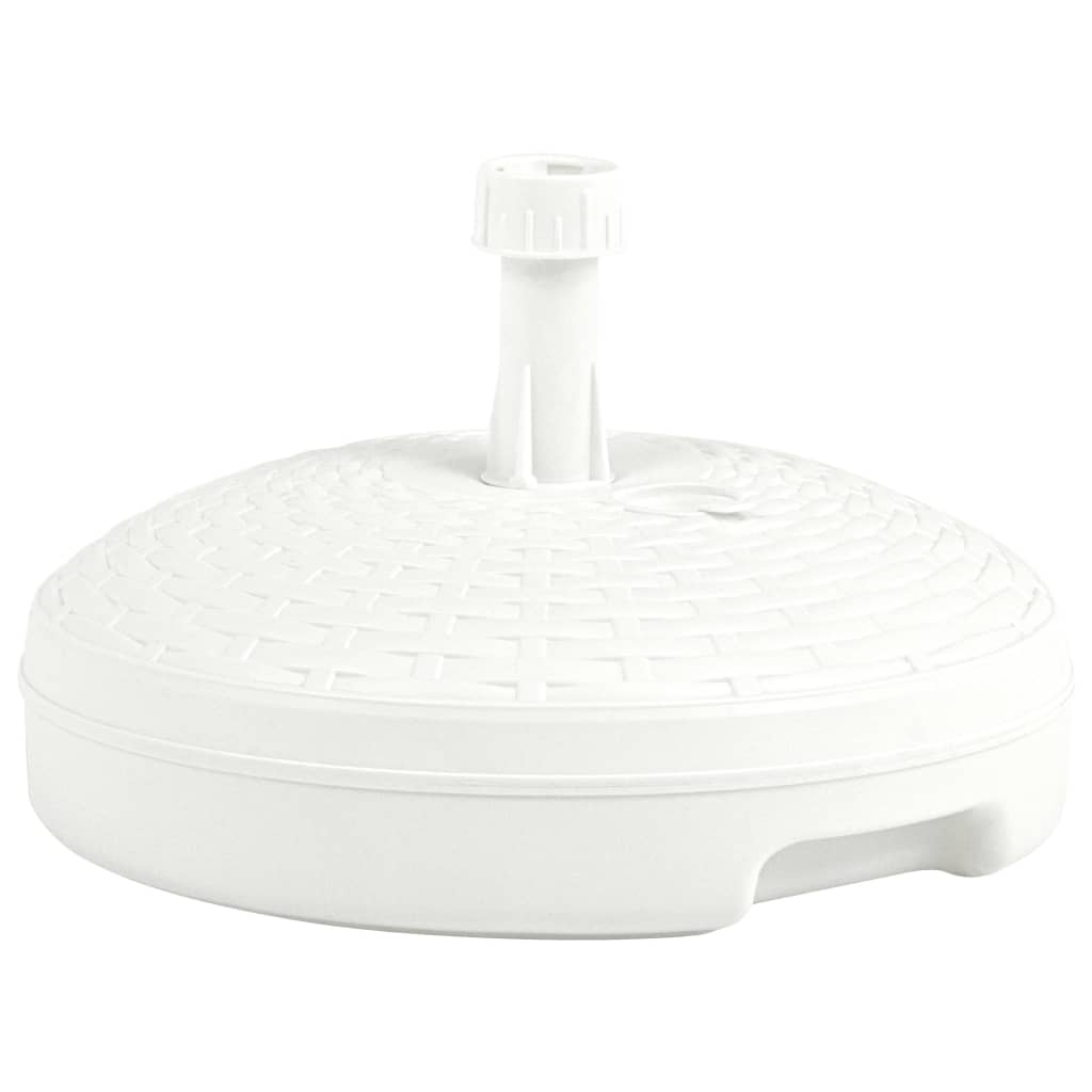 Sonnenschirmständer Sand/Wasser 20L Kunststoff Rattan