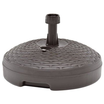 Sonnenschirmständer Sand/Wasser 20L Kunststoff Rattan