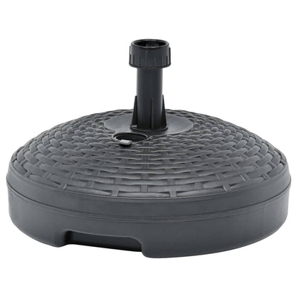 Sonnenschirmständer Sand/Wasser 20L Kunststoff Rattan