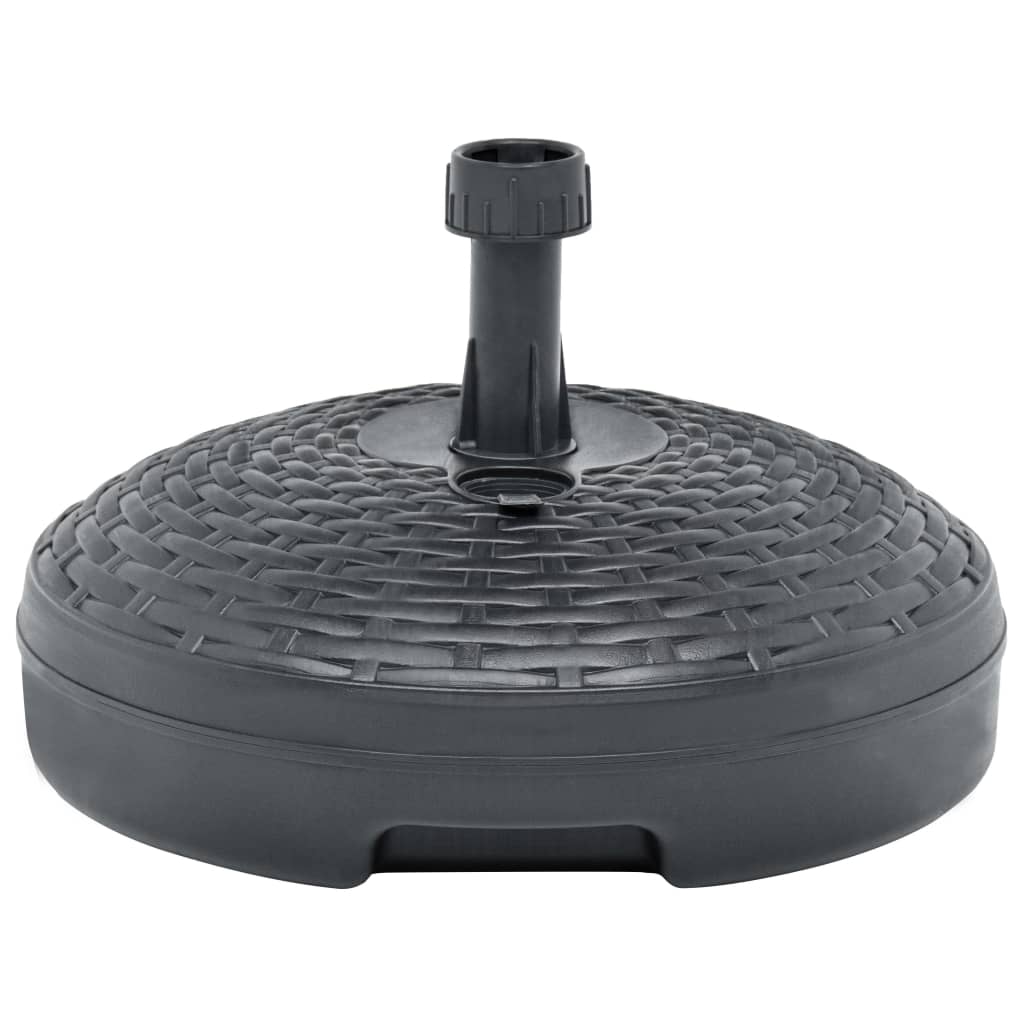 Sonnenschirmständer Sand/Wasser 20L Kunststoff Rattan