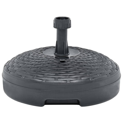 Sonnenschirmständer Sand/Wasser 20L Kunststoff Rattan