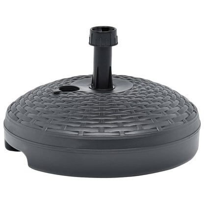 Sonnenschirmständer Sand/Wasser 20L Kunststoff Rattan
