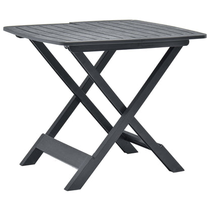 Gartentisch Klappbar 79X72X70 Cm Kunststoff