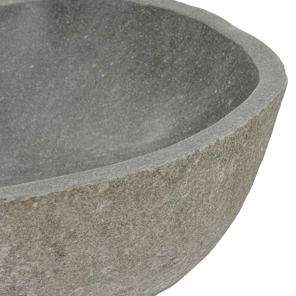 Waschbecken Flussstein Oval (37-46)X(29-36) Cm