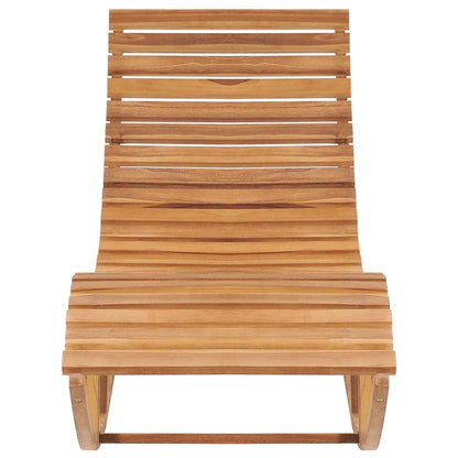 Schaukelliege Massivholz Teak