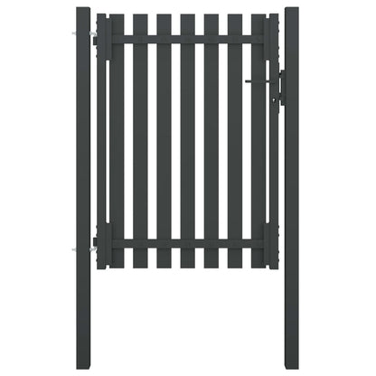 Gartentor Stahl 1X2,25 M Anthrazit