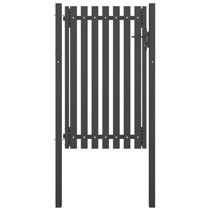 Gartentor Stahl 1X2,25 M Anthrazit