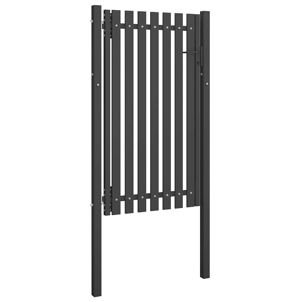 Gartentor Stahl 1X2,25 M Anthrazit