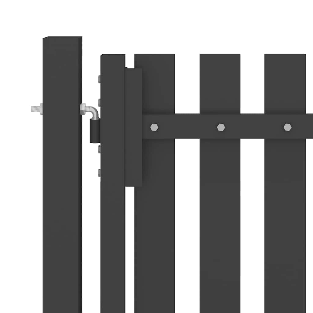 Gartentor Stahl 1X2,25 M Anthrazit