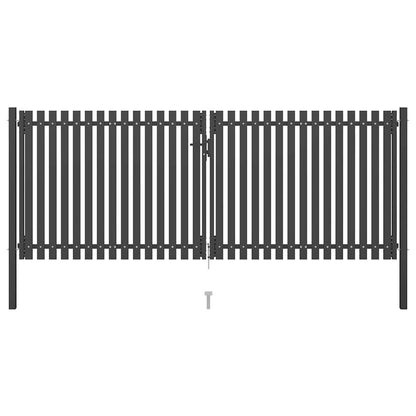 Gartentor Stahl 1X2,25 M Anthrazit