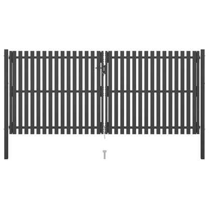 Gartentor Stahl 1X2,25 M Anthrazit