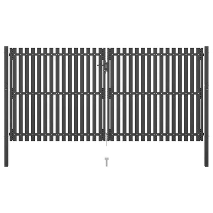 Gartentor Stahl 1X2,25 M Anthrazit