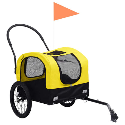 2-In-1 Fahrradanhänger Für Hunde Und Buggy