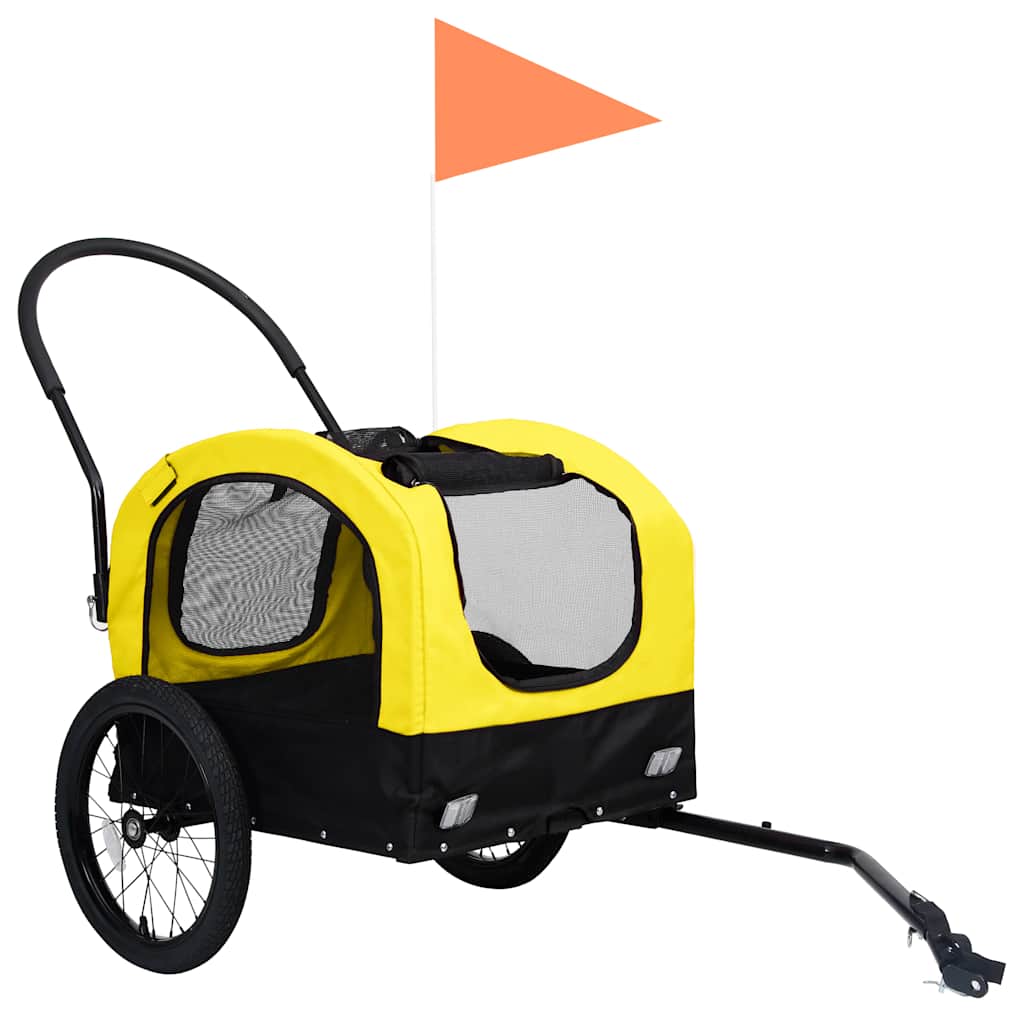 2-In-1 Fahrradanhänger Für Hunde Und Buggy