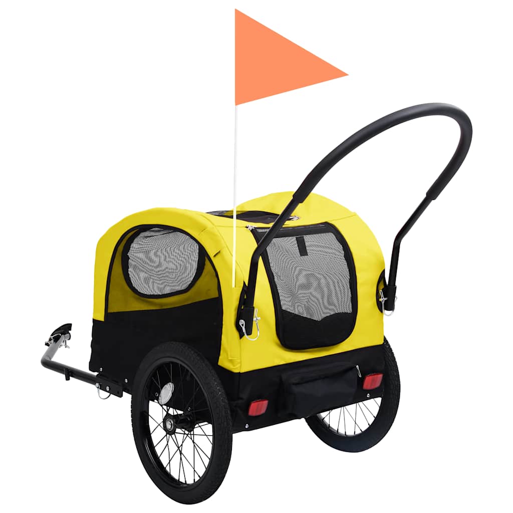 2-In-1 Fahrradanhänger Für Hunde Und Buggy