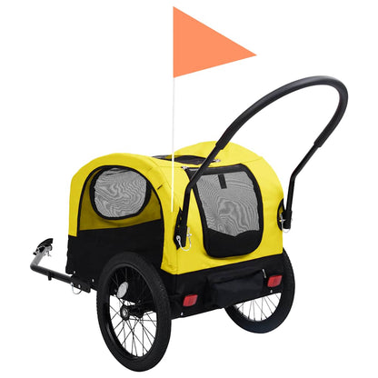 2-In-1 Fahrradanhänger Für Hunde Und Buggy