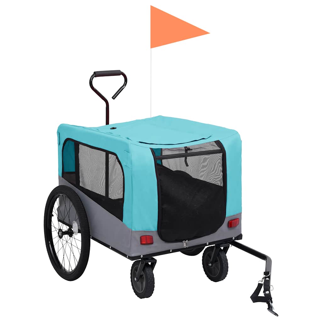 2-In-1 Fahrradanhänger Für Hunde Und Buggy