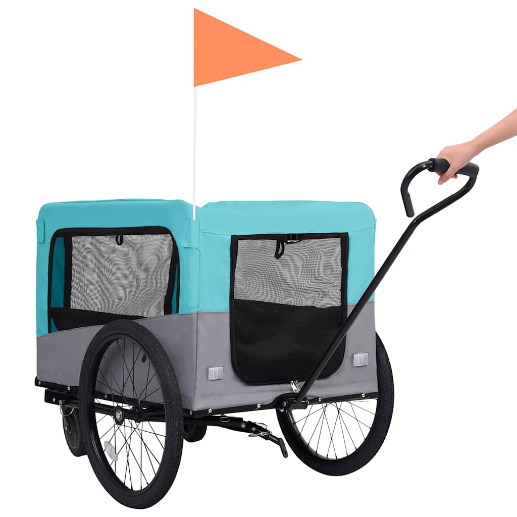 2-In-1 Fahrradanhänger Für Hunde Und Buggy