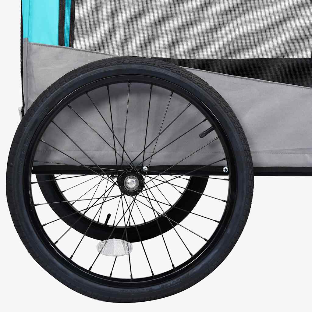 2-In-1 Fahrradanhänger Für Hunde Und Buggy