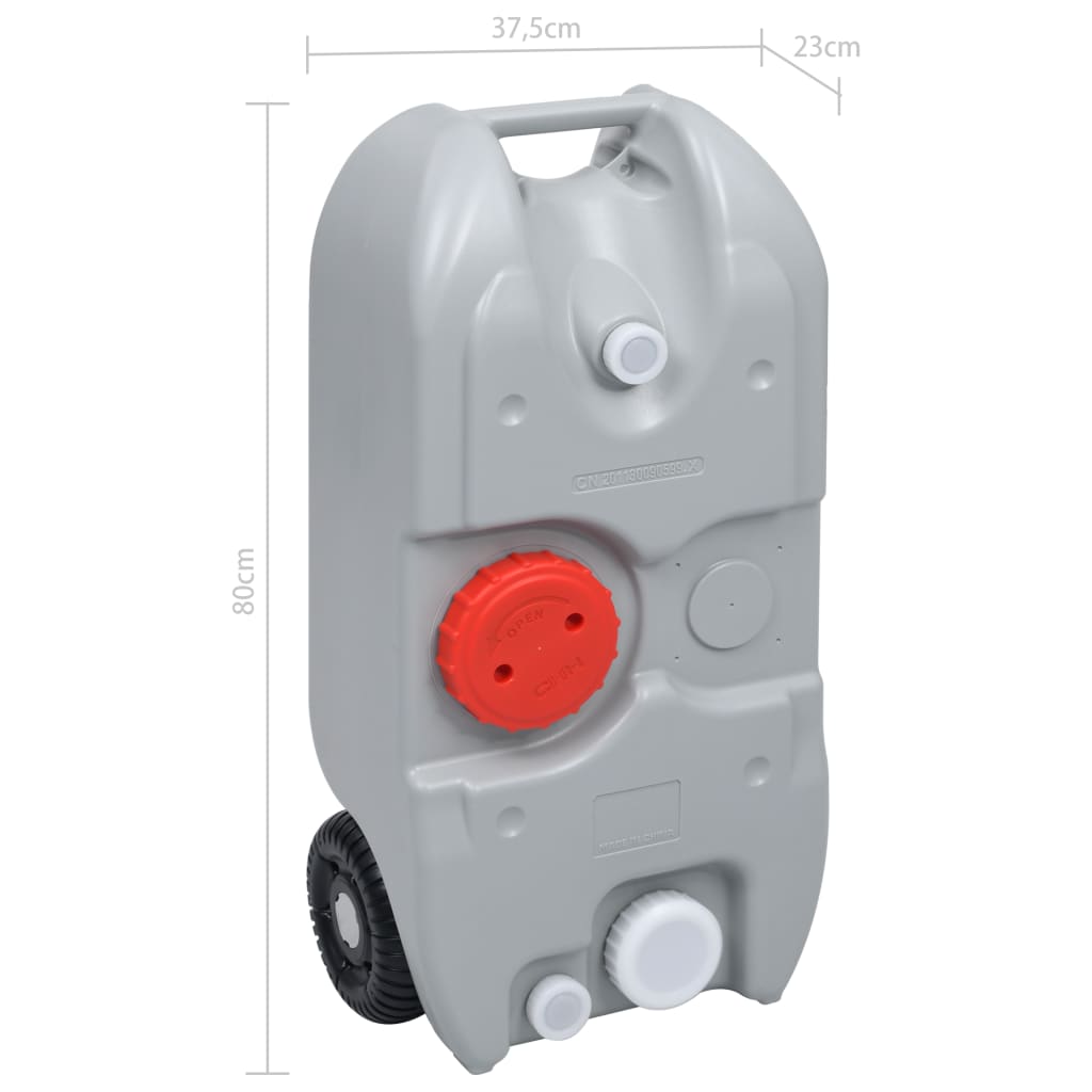 Camping-Wassertank Mit Rollen 40 L