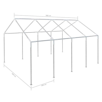 Pavillon Weiß 8 X 4 M