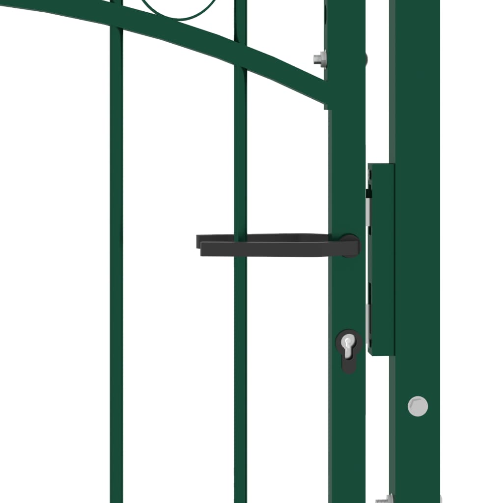 Zauntor Emmen Mit Spikes Stahl 103 X 97 Cm
