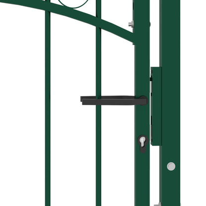 Zauntor Emmen Mit Spikes Stahl 103 X 97 Cm