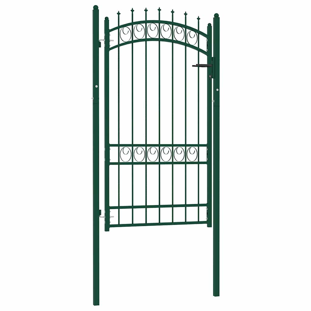 Zauntor Emmen Mit Spikes Stahl 103 X 134,5 Cm