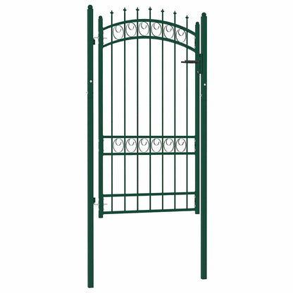 Zauntor Emmen Mit Spikes Stahl 103 X 134,5 Cm