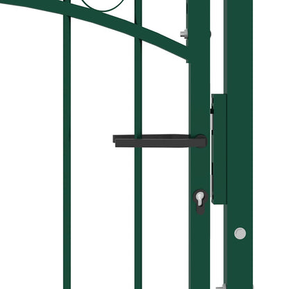 Zauntor Emmen Mit Spikes Stahl 103 X 134,5 Cm