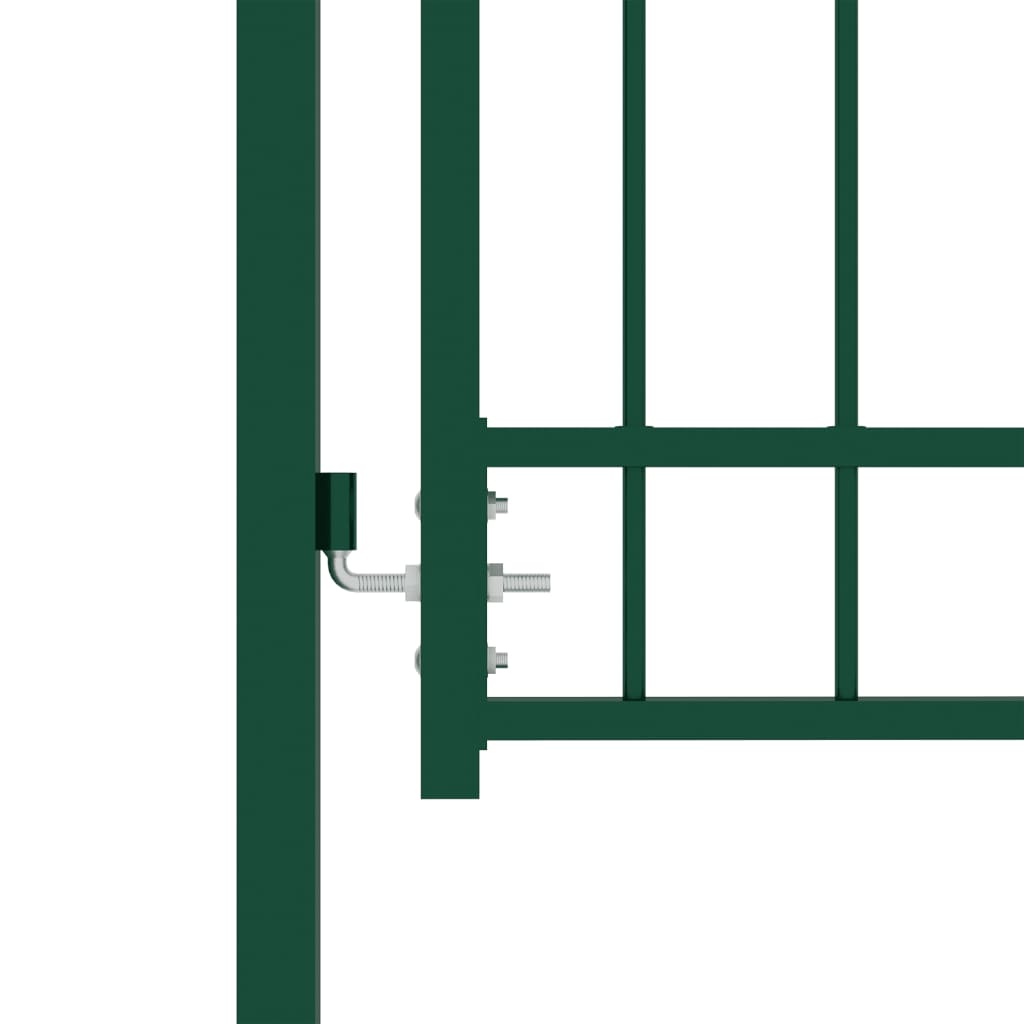 Zauntor Emmen Mit Spikes Stahl 104 X 97 Cm