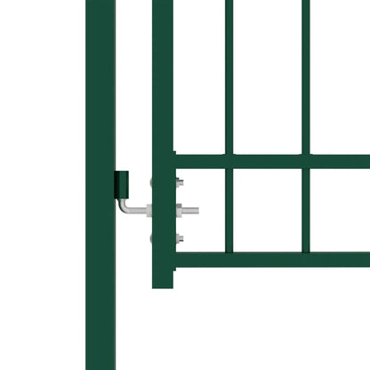 Zauntor Emmen Mit Spikes Stahl 104 X 97 Cm