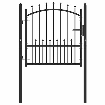 Zauntor Emmen Mit Spikes Stahl 104 X 97 Cm