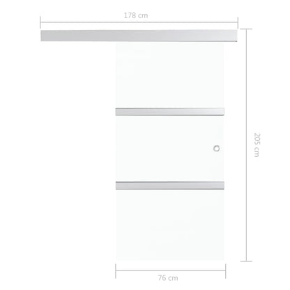 Schiebetür Mit Weichen Stoppern Esg Glas Und Aluminium
