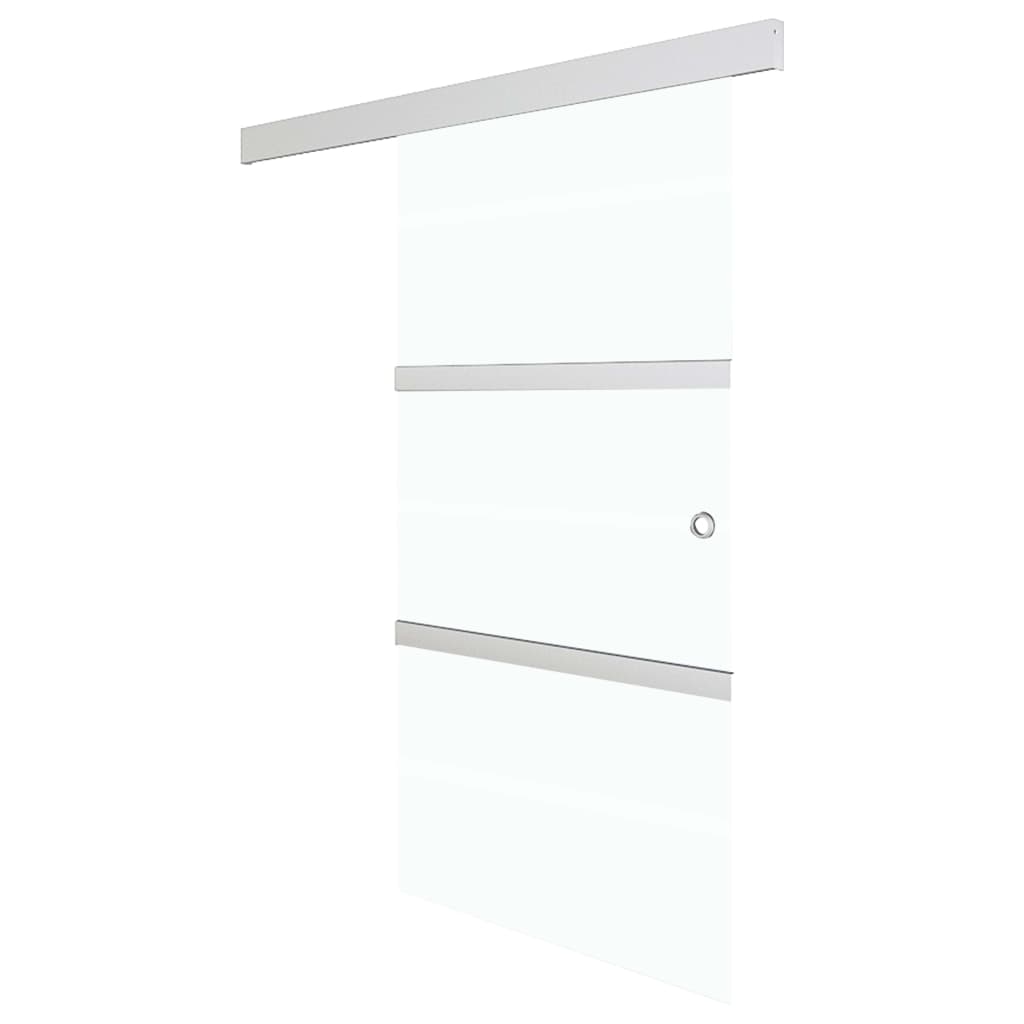 Schiebetür Mit Softclose Esg-Glas Und Aluminium