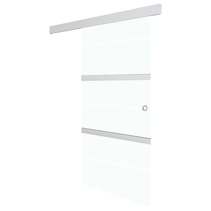 Schiebetür Mit Softclose Esg-Glas Und Aluminium