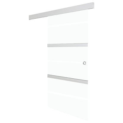 Schiebetür Mit Softclose Esg-Glas Und Aluminium
