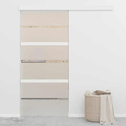 Schiebetür Mit Softclose Esg-Glas Und Aluminium
