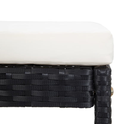 9-Tlg. Garten-Bar-Set Poly Rattan Und Akazienholz