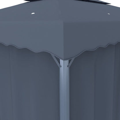 Pavillon Mit Vorhang 3X3 M Aluminium