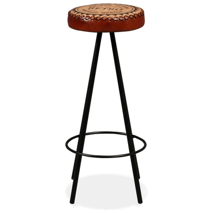 9-Tlg. Bar-Set , Echtleder Und Canvas